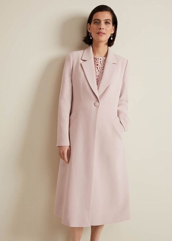 Phase Eight Juliette Crepe Coats Pink Canada | OJCGFI-652